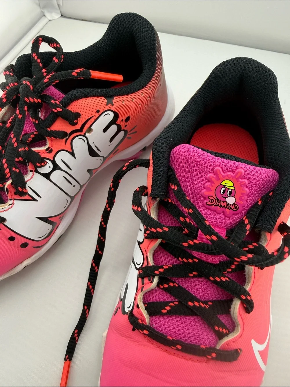 Nike Youth Baseball/Softball Cleats – Pink/Black – Size US 11C KIDS